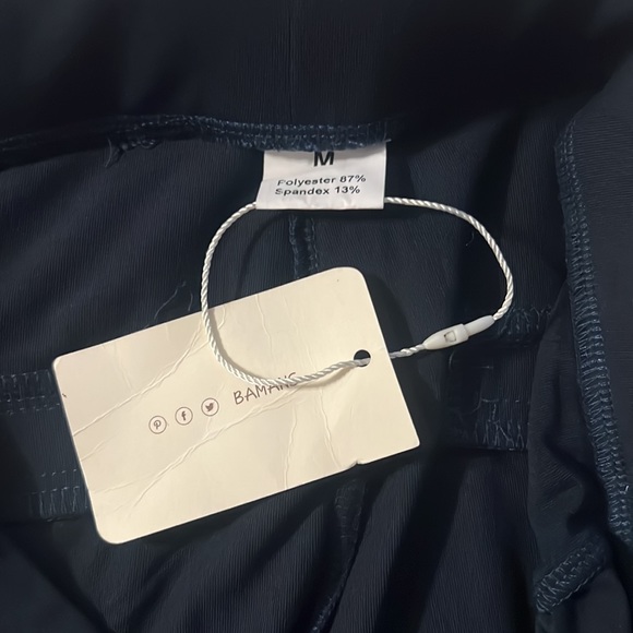 Bamans - NWT - Navy Blue Stretchy Pants - Size: Medium - Picture 3 of 3